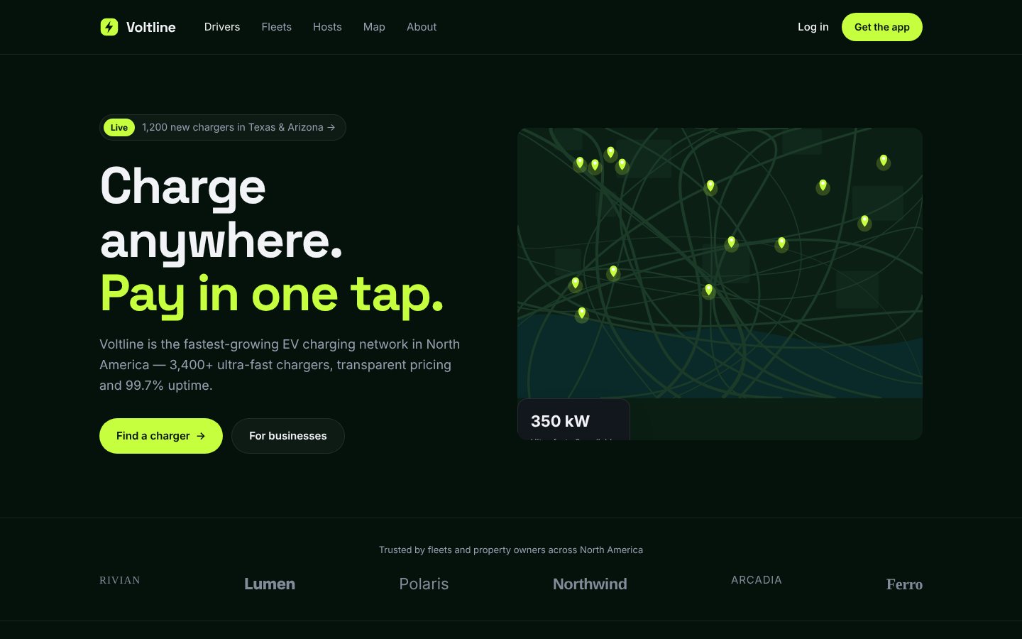 Voltline website